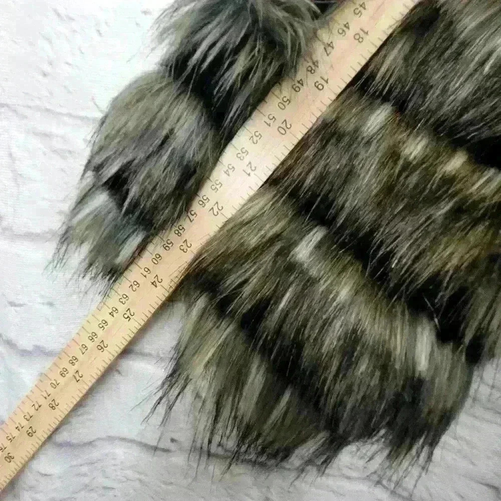 DONNA SALYERS FABULOUS FURS FAUX MINK FUR COAT Sz Small - Picture 11 of 11